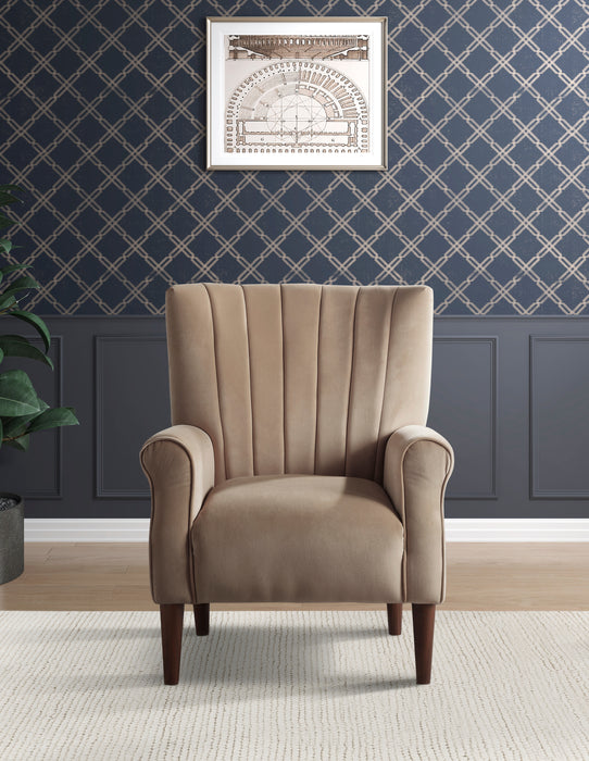 Urielle Accent Chair in Brown - 1047BR-1 - FAMSA Furniture (TX)