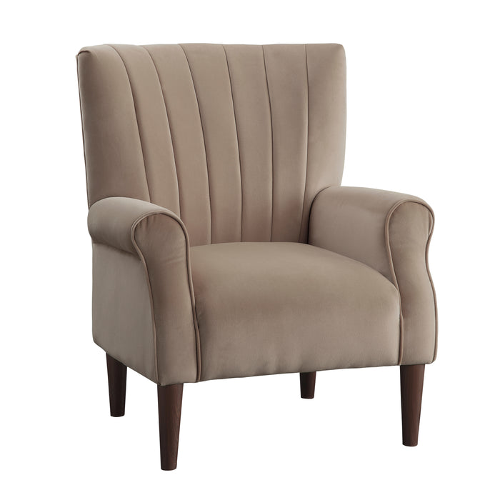 Urielle Accent Chair in Brown - 1047BR-1 - FAMSA Furniture (TX)
