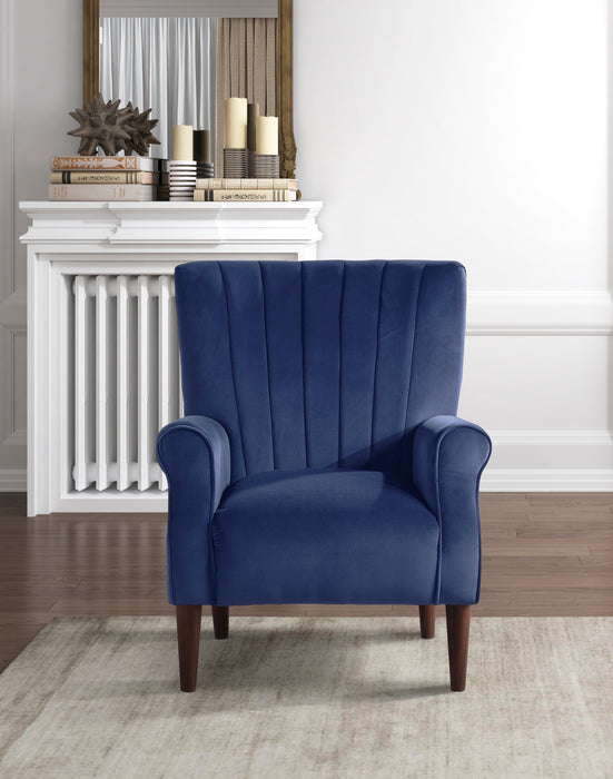 Urielle Accent Chair in Blue - 1047BU-1 - FAMSA Furniture (TX)