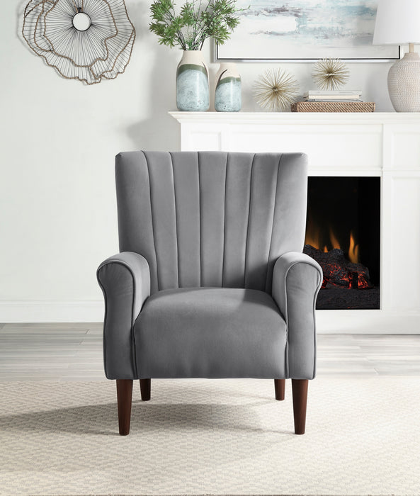Urielle Accent Chair in Gray - 1047DG-1 - FAMSA Furniture (TX)