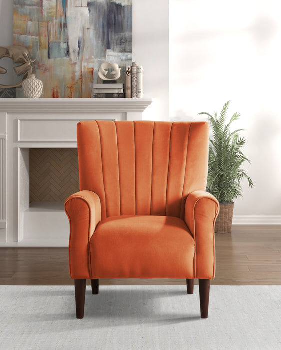 Urielle Accent Chair in Orange - 1047RN-1 - FAMSA Furniture (TX)