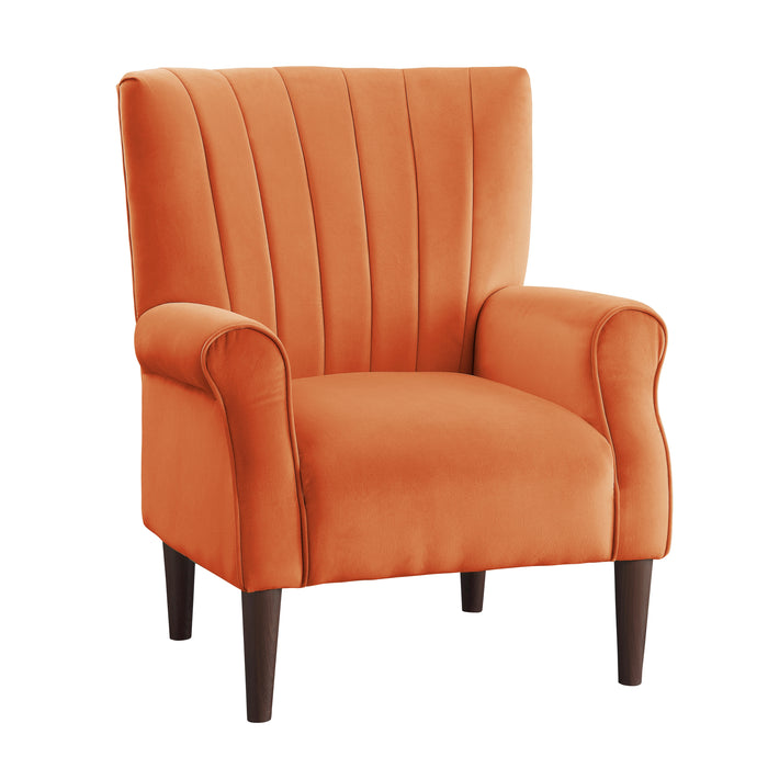 Urielle Accent Chair in Orange - 1047RN-1 - FAMSA Furniture (TX)