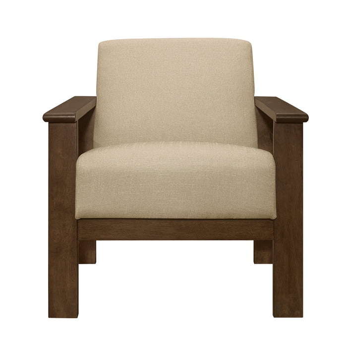 Helena Accent Chair with Storage Arms in Brown - 1048BR-1 - FAMSA Furniture (TX)
