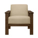 Helena Accent Chair with Storage Arms in Brown - 1048BR-1 - FAMSA Furniture (TX)