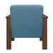 Helena Accent Chair with Storage Arms in Blue - 1048BU-1 - FAMSA Furniture (TX)