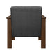 Helena Accent Chair with Storage Arms in Gray - 1048DG-1 - FAMSA Furniture (TX)