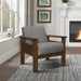 Helena Accent Chair with Storage Arms in Gray - 1048GY-1 - FAMSA Furniture (TX)