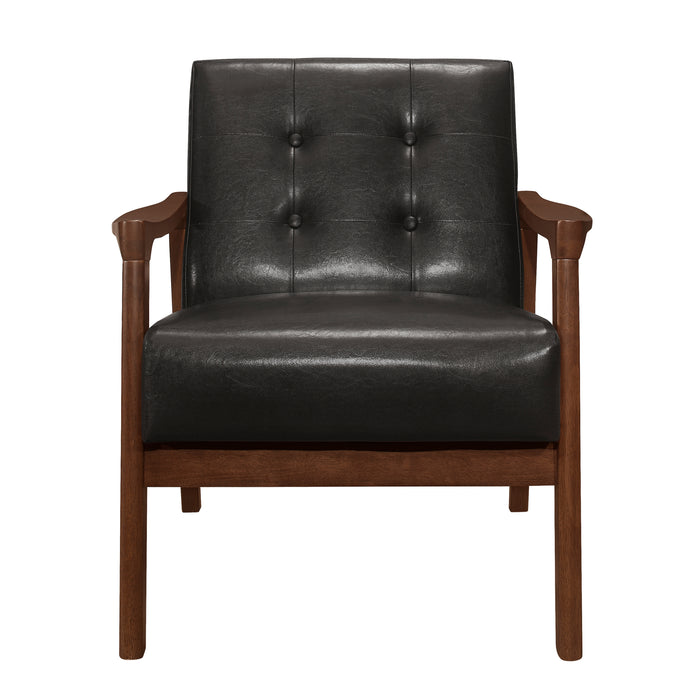 Alby Accent Chair in Brown - 1050DB-1 - FAMSA Furniture (TX)