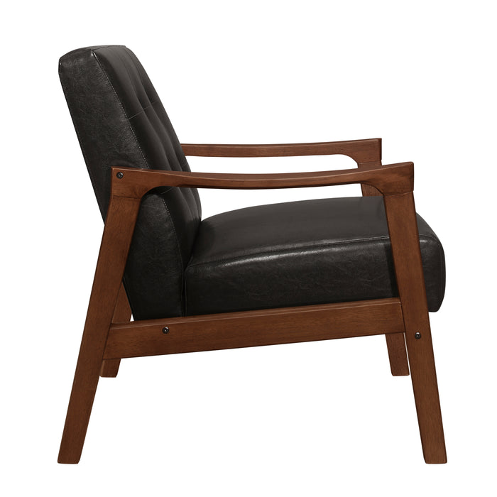 Alby Accent Chair in Brown - 1050DB-1 - FAMSA Furniture (TX)