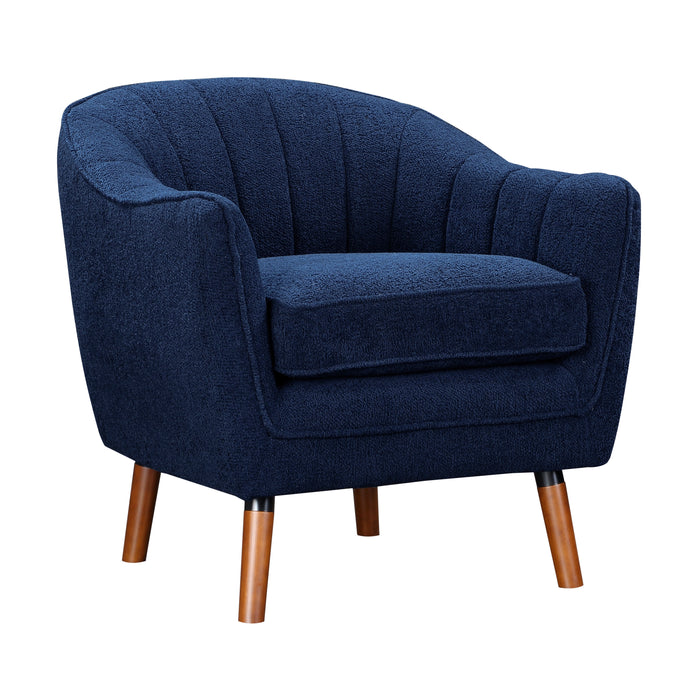 Cutler Accent Chair in Blue - 1081BU-1 - FAMSA Furniture (TX)