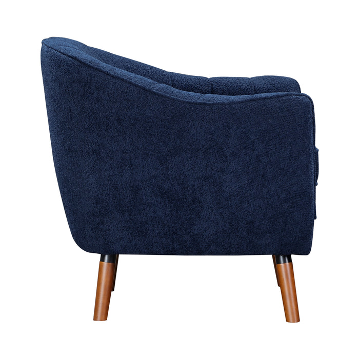 Cutler Accent Chair in Blue - 1081BU-1 - FAMSA Furniture (TX)