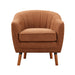 Cutler Accent Chair in Orange/Rust - 1081RU-1 - FAMSA Furniture (TX)