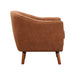 Cutler Accent Chair in Orange/Rust - 1081RU-1 - FAMSA Furniture (TX)