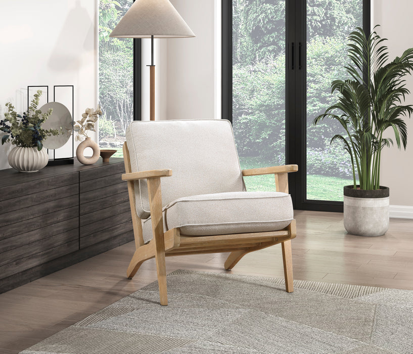 Chandler Accent Chair in Beige - 1082BE-1 - FAMSA Furniture (TX)