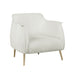 Rachael Accent Chair in Gold/White - 1085F1S - FAMSA Furniture (TX)