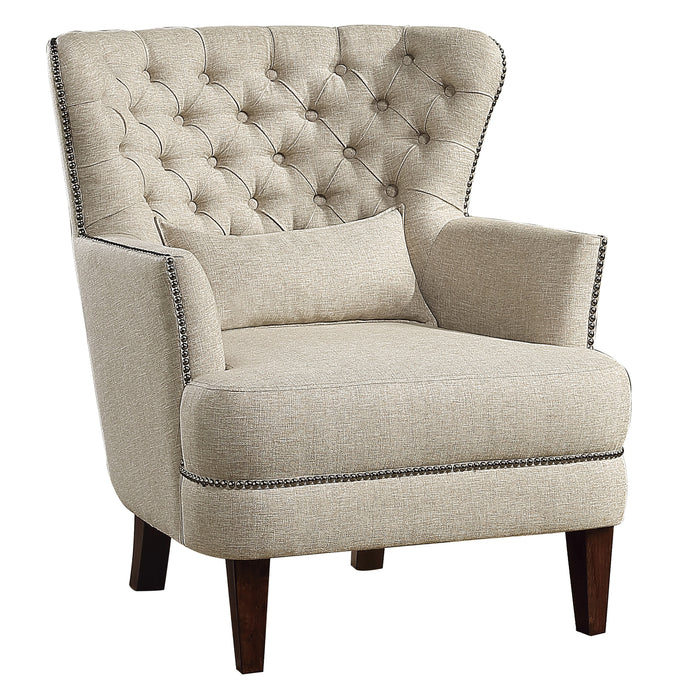 Marriana Accent Chair in Beige - 1112-1 - FAMSA Furniture (TX)