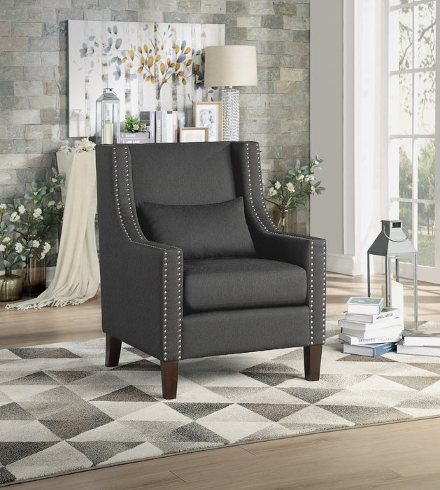 Keller Accent Chair in Gray - 1114DG-1 - FAMSA Furniture (TX)