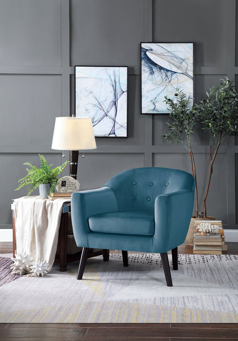 Quill Accent Chair in Blue - 1127BU-1 - FAMSA Furniture (TX)