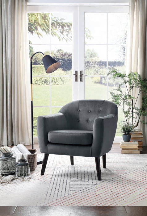 Quill Accent Chair in Gray - 1127GY-1 - FAMSA Furniture (TX)