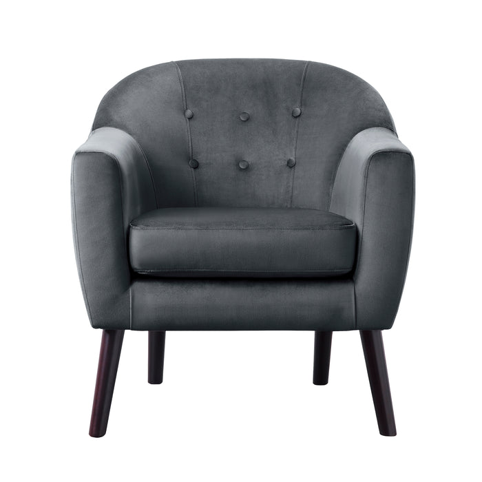 Quill Accent Chair in Gray - 1127GY-1 - FAMSA Furniture (TX)