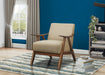 Damala ACCENT CHAIR in Brown - 1138BR-1 - FAMSA Furniture (TX)