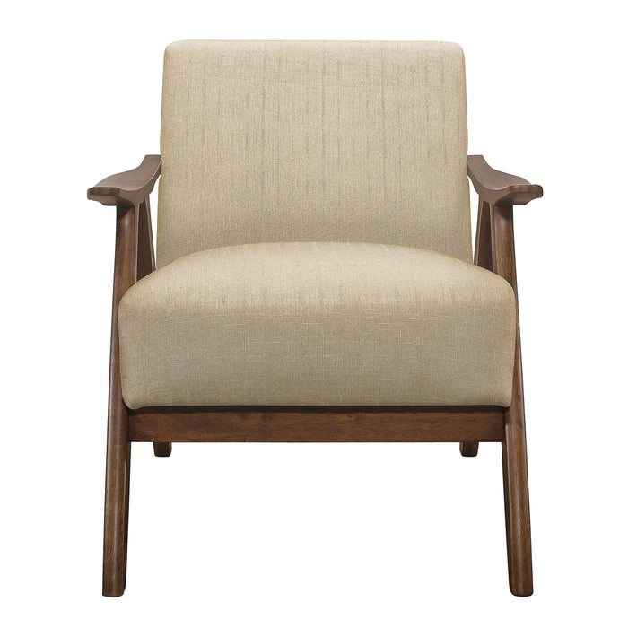 Damala ACCENT CHAIR in Brown - 1138BR-1 - FAMSA Furniture (TX)