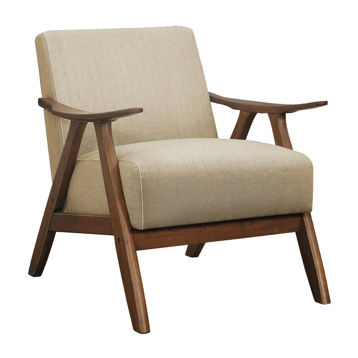 Damala ACCENT CHAIR in Brown - 1138BR-1 - FAMSA Furniture (TX)
