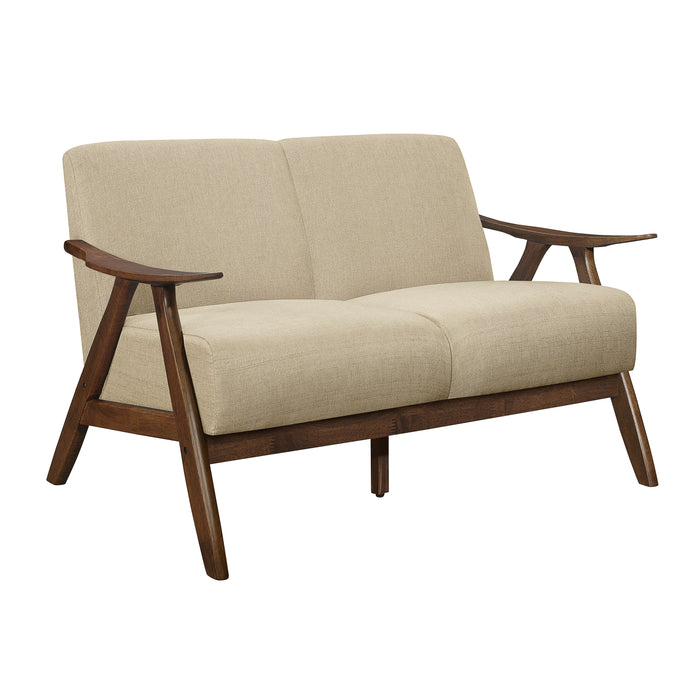 Damala Loveseat in Brown - 1138BR-2 - FAMSA Furniture (TX)