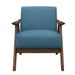 Damala Accent Chair in Blue - 1138BU-1 - FAMSA Furniture (TX)