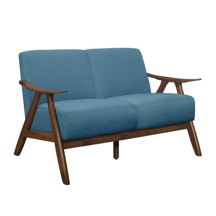 Damala Loveseat in Blue - 1138BU-2 - FAMSA Furniture (TX)
