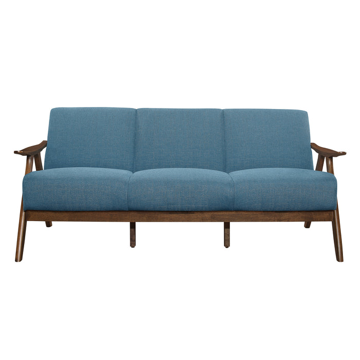 Damala 2pc Set: Sofa, Love in Blue - 1138BU*2 - FAMSA Furniture (TX)