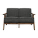 Damala Loveseat in Gray - 1138DG-2 - FAMSA Furniture (TX)