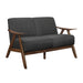 Damala Loveseat in Gray - 1138DG-2 - FAMSA Furniture (TX)