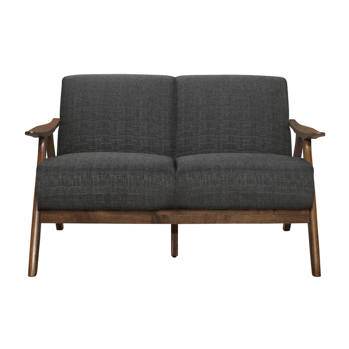 Damala 2pc Set: Sofa, Love in Gray - 1138DG*2 - FAMSA Furniture (TX)