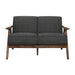 Damala 2pc Set: Sofa, Love in Gray - 1138DG*2 - FAMSA Furniture (TX)