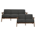 Damala 2pc Set: Sofa, Love in Gray - 1138DG*2 - FAMSA Furniture (TX)