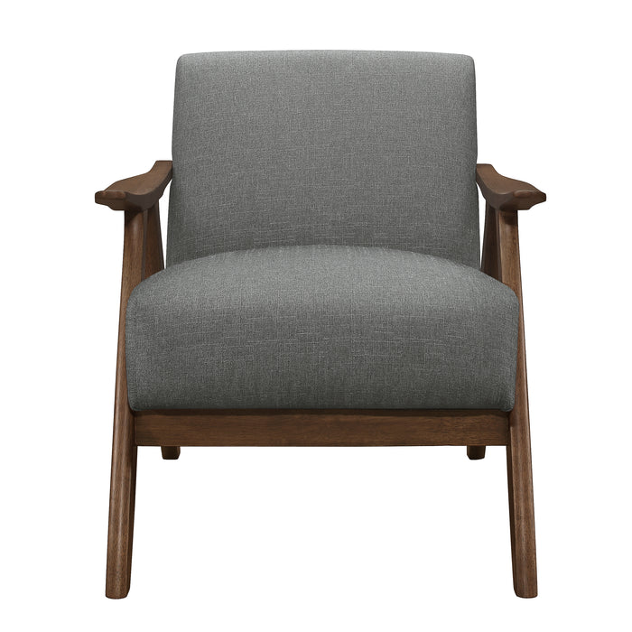 Damala ACCENT CHAIR in Gray - 1138GY-1 - FAMSA Furniture (TX)