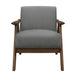 Damala ACCENT CHAIR in Gray - 1138GY-1 - FAMSA Furniture (TX)