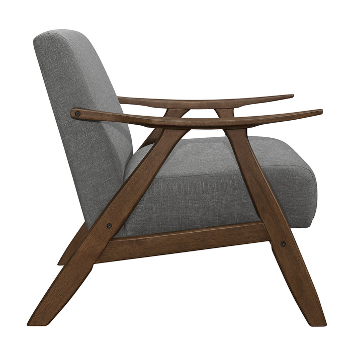 Damala ACCENT CHAIR in Gray - 1138GY-1 - FAMSA Furniture (TX)