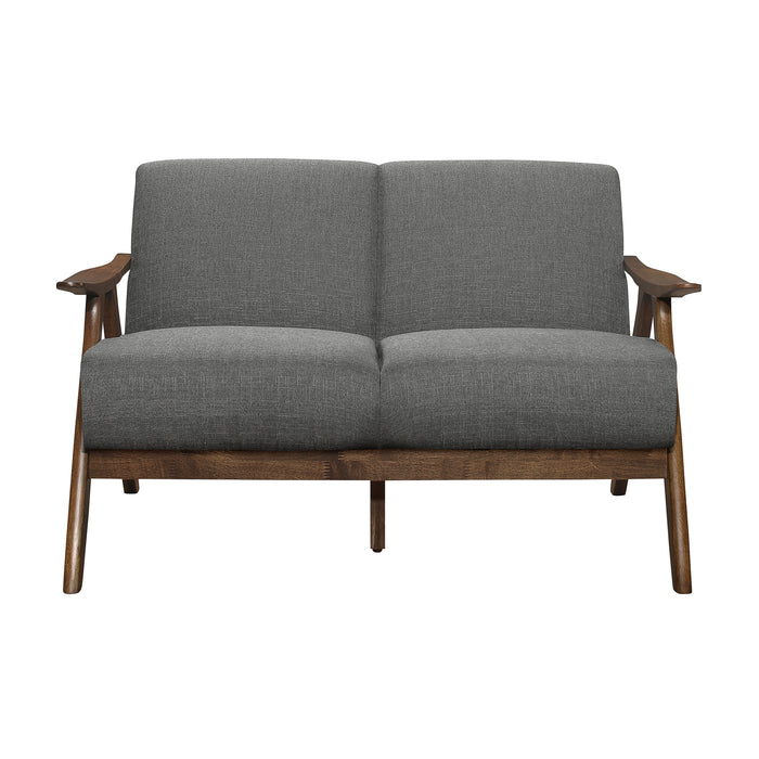 Damala Loveseat in Gray - 1138GY-2 - FAMSA Furniture (TX)