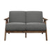 Damala Loveseat in Gray - 1138GY-2 - FAMSA Furniture (TX)