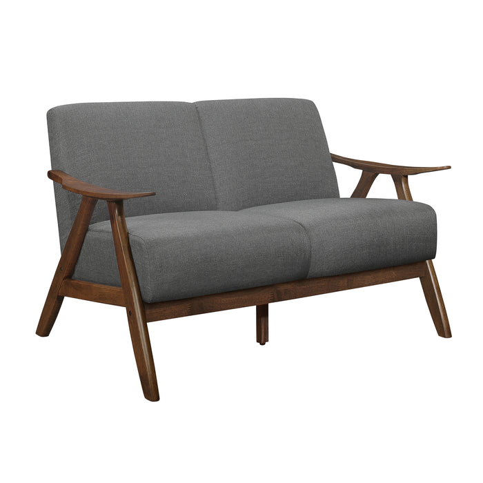 Damala Loveseat in Gray - 1138GY-2 - FAMSA Furniture (TX)