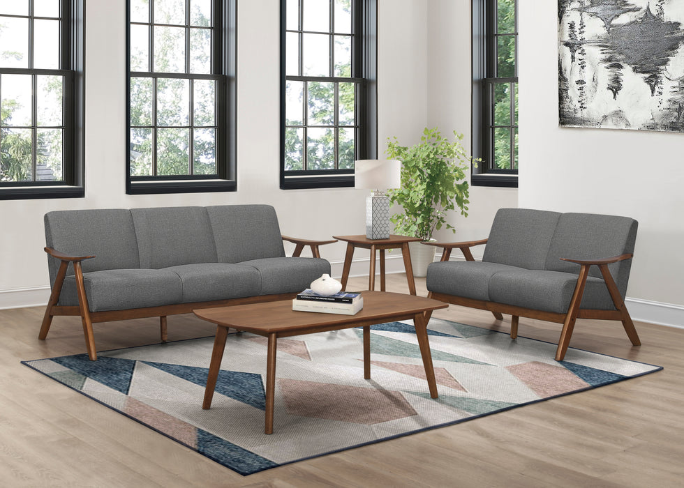 Damala Loveseat in Gray - 1138GY-2 - FAMSA Furniture (TX)
