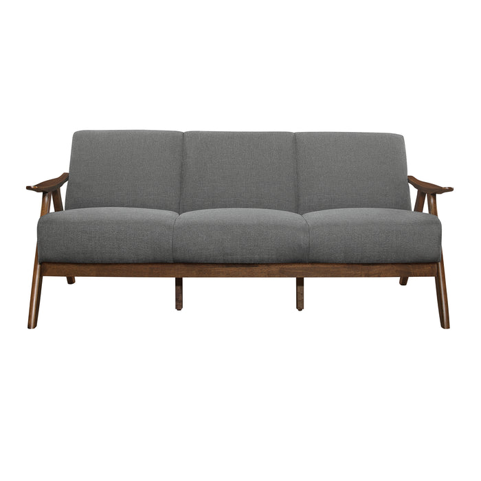 Damala 2pc Set: Sofa, Love in Gray - 1138GY*2 - FAMSA Furniture (TX)