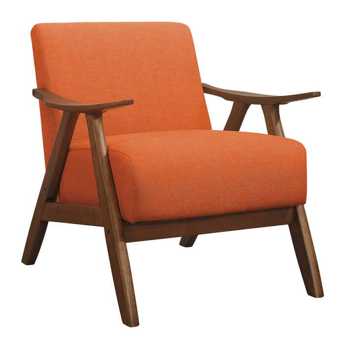 Damala Accent Chair in Orange - 1138RN-1 - FAMSA Furniture (TX)
