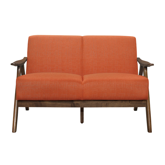 Damala Loveseat in Orange - 1138RN-2 - FAMSA Furniture (TX)