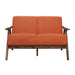 Damala Loveseat in Orange - 1138RN-2 - FAMSA Furniture (TX)
