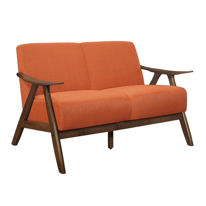 Damala Loveseat in Orange - 1138RN-2 - FAMSA Furniture (TX)