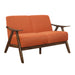 Damala Loveseat in Orange - 1138RN-2 - FAMSA Furniture (TX)