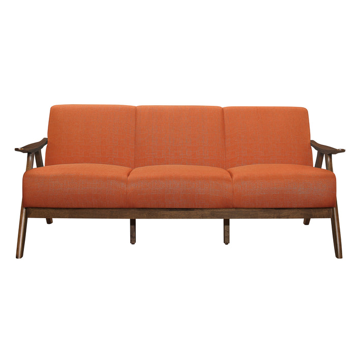Damala 2pc Set: Sofa, Love in Orange - 1138RN*2 - FAMSA Furniture (TX)